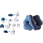 Trade Shop Traesio-total Pillow Cuscino Per Collo Anti Cervicale Da Viaggio Poggia Testa Ergonomico -