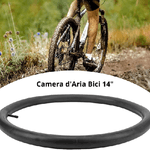 Trade Shop Traesio-camera D'aria Per Bicicletta 14" 1.75 - 1.90 44mm Valvola Schrader Americana -