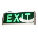 Trade Shop Traesio-lampada Di Emergenza Led Exit 3w Luce Sicurezza 375x159x21 Mm Con Plafoniera -