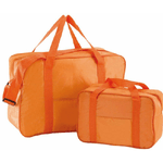 Trade Shop Traesio-set 2 Pezzi Borse Termiche 6 + 21 Lt Borsa Frigo Colorata Mare Campeggio Picnic -