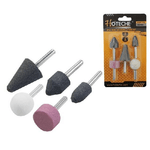 Trade Shop Traesio-set Frese Per Mini Trapano Dremel Dremmel 5 Pezzi Da 6mm Abrasive -