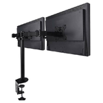 Trade Shop Traesio-supporto Staffa Montaggio Per Doppio Monitor Tv Da Scrivania Da 15" A 27" 16kg -