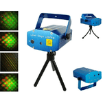 Trade Shop Traesio-mini Proiettore Laser Effetto Puntini Luci Verde E Rosso Per Luce Discoteca -