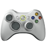 Trade Shop Traesio-joystick Joypad Controller Per Xbox 360 Con Cavo Filo Usb Compatibile Bianco -