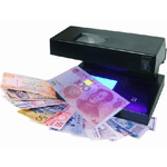 Trade Shop Traesio-rilevatore Soldi Falsi Luce Uv Controllo Mg Nuove Banconote Euro Money Detector -