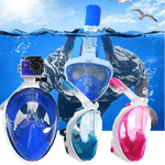 Trade Shop Traesio-maschera Da Immersione Subacquea Snorkeling Boccaglio Full Face Con Visione 180° -