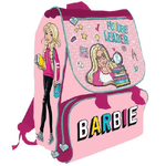 Trade Shop Traesio-zaino Scuola Estensibile Barbie Bambine Ragazze Scuola Elementare Premium 40 Cm -