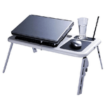 Trade Shop Traesio-tavolino Pc Supporto Pieghevole Notebook Computer Tavolo Base Con Ventole -