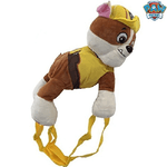 Trade Shop Traesio-zaino Peluche Rubble Giallo 13 Cm Zainetto Scuola Tempo Libero Paw Patrol -