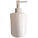 Trade Shop Traesio-portasapone In Ceramica Porta Sapone  10347 Trama 18cm Dispenser Sapone -