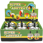 Trade Shop Traesio-set 6 Posacenere Porta Cenere Sigarette A Molla Rasta Giamaica Fantasia -