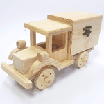 Trade Shop Traesio-auto Camion In Legno  64891 Scatola Portagioie Porta Gioie Cofanetto Decoupage -