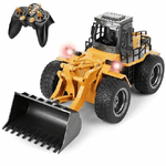 Trade Shop Traesio-ruspa Bulldozer Radiocomandato Trattore Caricatore Frontale Giocattolo Bambini -