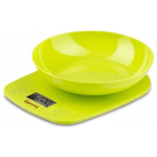 Girmi-PS01-Verde-Superficie-piana-Rotondo-Bilancia-da-cucina-elettronica