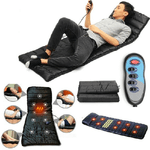 Trade Shop Traesio-materassino Massaggiante Vibrante A 9 Zone Con 4 Aree Vibranti Massaggio Shiatsu -