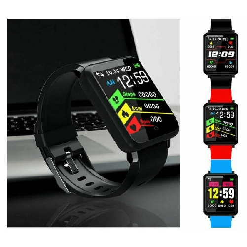 Trade Shop Traesio-fitness Smart Watch F1 Orologio Intelligente Frequenza Cardiaca Bluetooh Touch -