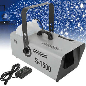 Trade Shop Traesio-macchina Spara Neve Artificiale Finta Per Schiuma Party 1500w Effetto Discoteca -