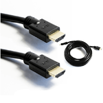 Trade Shop Traesio-cavo Hdmi 4k 2k Ad Alta Velocita' Fullhd Hd 3d 1080p Blu-ray Gold 24k 10mt -