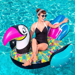 Trade Shop Traesio-tucano Minnie Gonfiabile Gigante Isola Materassino Mare Piscina 180 X 150 X 89 Cm -