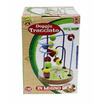 Trade Shop Traesio-doppio Tracciato Percorso In Legno Giocattolo Gioco Educativo Per Bambini +24 M -