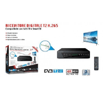 Trade Shop Traesio-ricevitore Digitale Terrestre T2 H.265 Decoder Tv Smart Tv Dg-t003 Telecomando -