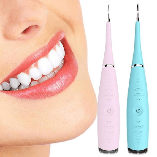 Trade Shop Traesio-dispositivo Per Pulizia Denti Con Vibrazioni Ablatore Sbiancante Elimina Tartaro -