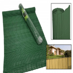 Trade Shop Traesio-recinzione Giardino Frangivista Per Balcone Canniccio Pvc Verde Esterno 1,5x3 Mt -