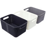 Cleafe-cestino Porta Oggetti Organizer Rettangolare Cesto Porta Tutto Bagno Casa 79464 -