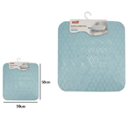 Cleafe-tappeto Tappetino In Pvc Antiscivolo Per Vasca Bagno Doccia 50x50cm 79730 Azzurro -