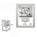 Trade Shop Traesio-cornice Fotografie Quadri Tele Poster Portafoto 21 X 29.7cm Modello Silver 71619 -