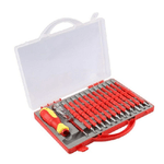 Trade Shop Traesio-kit 26 Pz Cacciaviti Giraviti Per Elettricista Modulari Con Cercafase A.3017 -