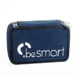 Trade Shop Traesio-astuccio Portapastelli Triplo York Blu Navy Be Smart Portapenne Accessori Scuola -