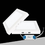 Trade Shop Traesio-plafoniera Pannello Led Quadrato 18 Watt Cct Tre Colorazione Di Luce P225b-q3c -