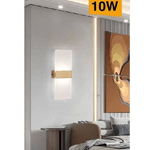 Trade Shop Traesio-applique Led Rettangolare 10w Parete Doppia Emissione 3 Colorazione Luce E37-c3c -