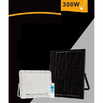 Trade Shop Traesio-faro Faretto Pannello Solare 300w Luce Fredda 6500k Ip65 Telecomando S12a-300w -