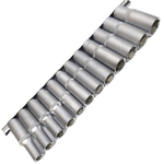 Trade Shop Traesio-set Di Chiavi Bussola Lunghe Da 1/2 Chrome Vanadium 10 A 24 Mm 12 Pezzi Mr70253 -