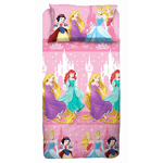 PRINCESS PRINCIPESSE HERMET COMPLETO LENZUOLA LETTO SINGOLO 1 PIAZZA DISNEY