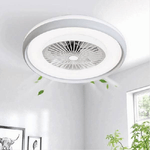 Trade Shop Traesio-plafoniera Led 62 W Ventilatore Dimmerabile Telecomando 3 Colorazioni Luce 60006 -