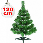 Trade Shop Traesio-albero Di Natale Sintetico 120cm Decorazione Decorazioni Per Casa Scuola Ufficio -