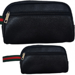 Trade Shop Traesio-pochette Uomo Gancio Borsello No Tracolla Beauty Case Borsa Eco Pelle Vintage -