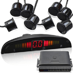 Trade Shop Traesio-kit 8 Sensori Di Parcheggio Auto + Display Led+suono + Radar Cicalino Acustico -