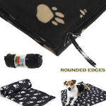 Trade Shop Traesio-coperta Plaid In Pile Copri Divano O Coprisedile Per Cani E Gatti Paw 50 X 70 -