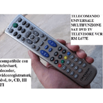 Trade Shop Traesio-telecomando Universale 6in1 Per Televisore Tv Dvb-t Digitale Terrestre Sat L677e -