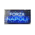 Trade Shop Traesio-insegna Luminosa Insegne Luminose A Led Con Scritta Forza Napoli -