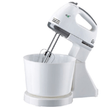 Trade Shop Traesio-sbattitore Elettrico Con Ciotola Fissa 2 Litri Mixer 200w 4 Fruste 7 Velocita' -