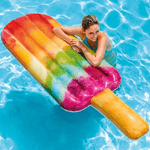 Trade Shop Traesio-ghiacciolo Gelato Materassino Isola Gonfiabile Mare Piscina 191 X 76 Cm -