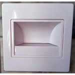 Trade Shop Traesio-faretto A Led Ad Incasso Segnapasso Segnapassi Lampada Luce 3w -