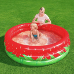 Trade Shop Traesio-piscina Gonfiabile Fragola Rotonda Bambini Giardino A 3 Anelli 168 X 38 Cm 51145 -