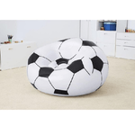 Trade Shop Traesio-poltrona Gonfiabile Pallone Da Calcio Poltroncina Soccer 114x112x66cm Sedia 75010 -