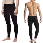 Trade Shop Traesio-leggings Felpato Da Uomo Per Un Comfort E Calore Giornaliero Termici -